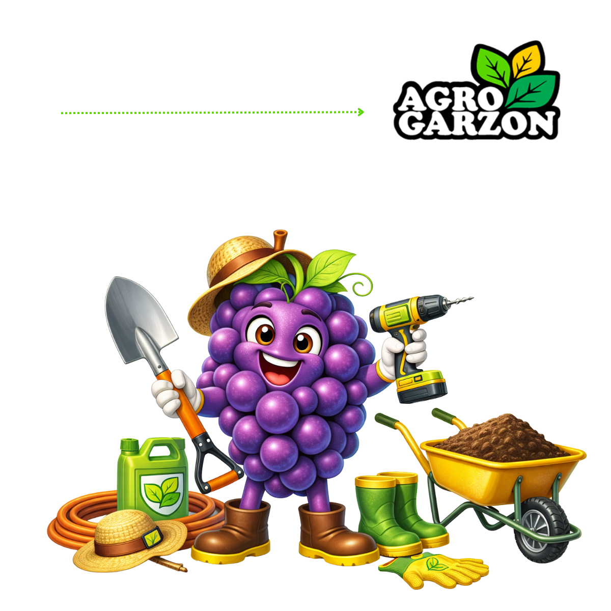 Personaje Herramientas Agrícolas